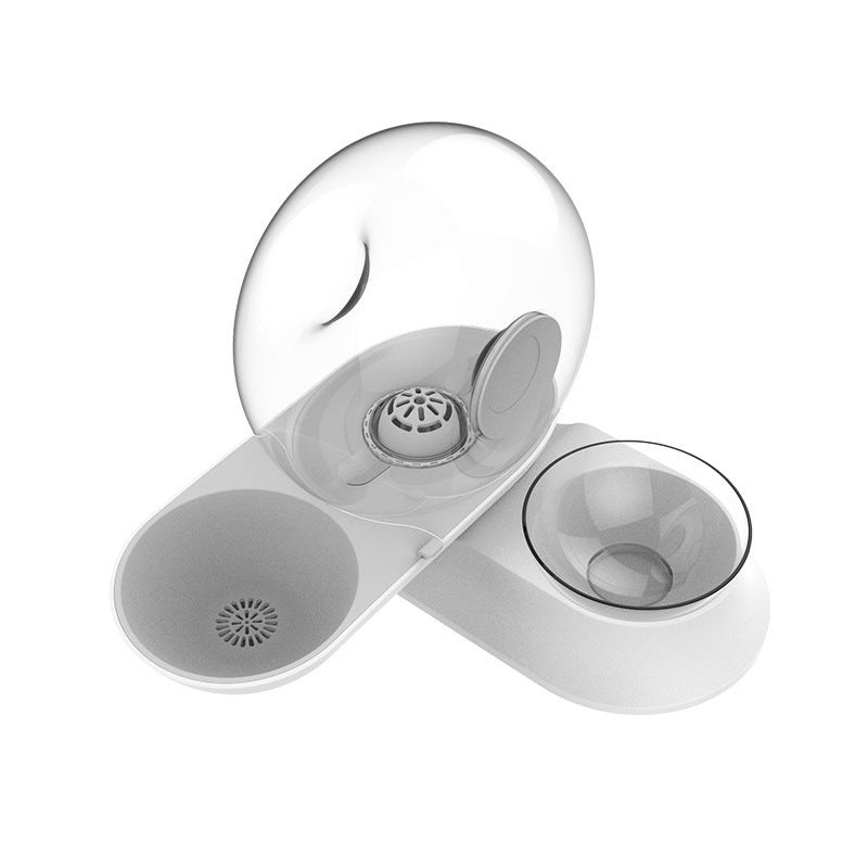 KFX-7215933 Snail Automatic Drinking Fountain for Cats and Dogs - 2.8L Water Capacity, Made of PET and ABS, Available in Gray, Pink, Blue