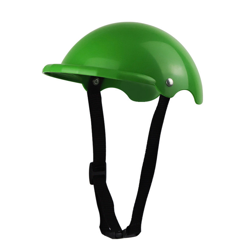 KFX-7220541 S Size Monochrome Pet Helmet for Motorcycle Safety in Pink, Black, Yellow, Green