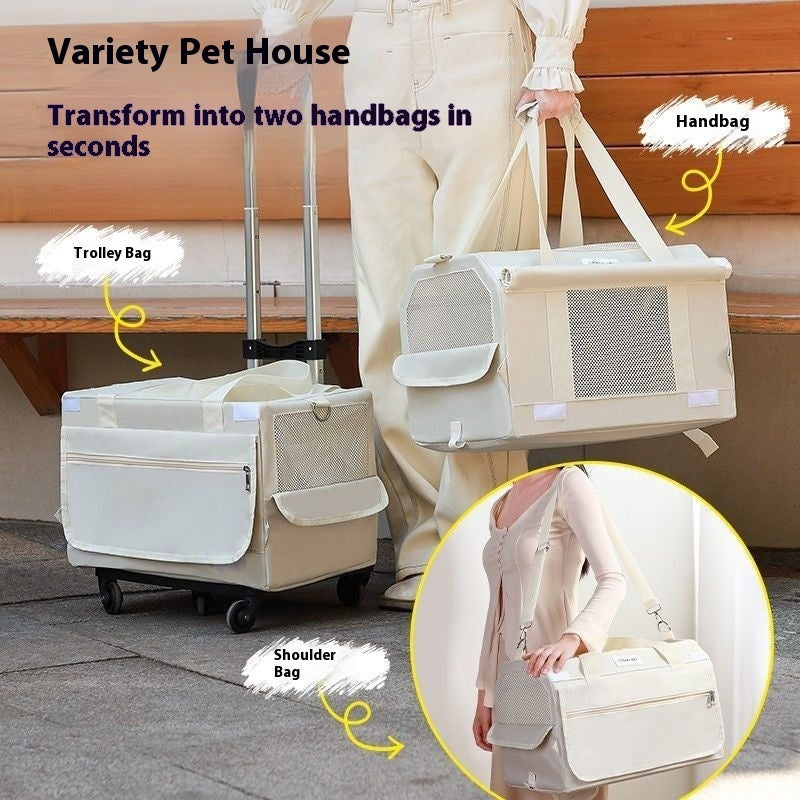 KFX-7221949 Portable Foldable Transparent Window Cat Travel Bag in Various Colors