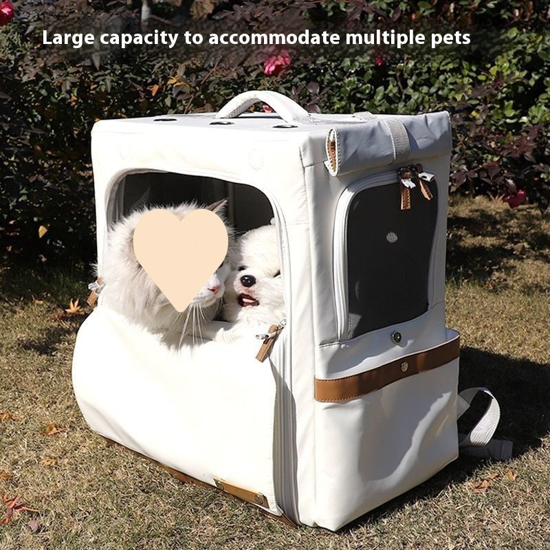 KFX-7221949 Portable Foldable Transparent Window Cat Travel Bag in Various Colors