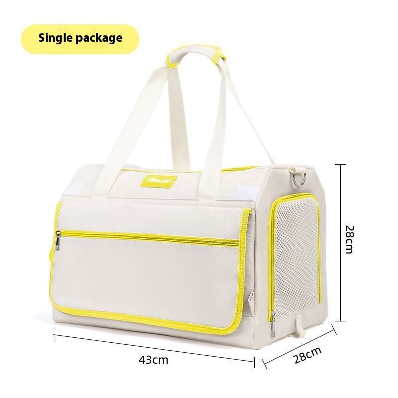 KFX-7221949 Portable Foldable Transparent Window Cat Travel Bag in Various Colors