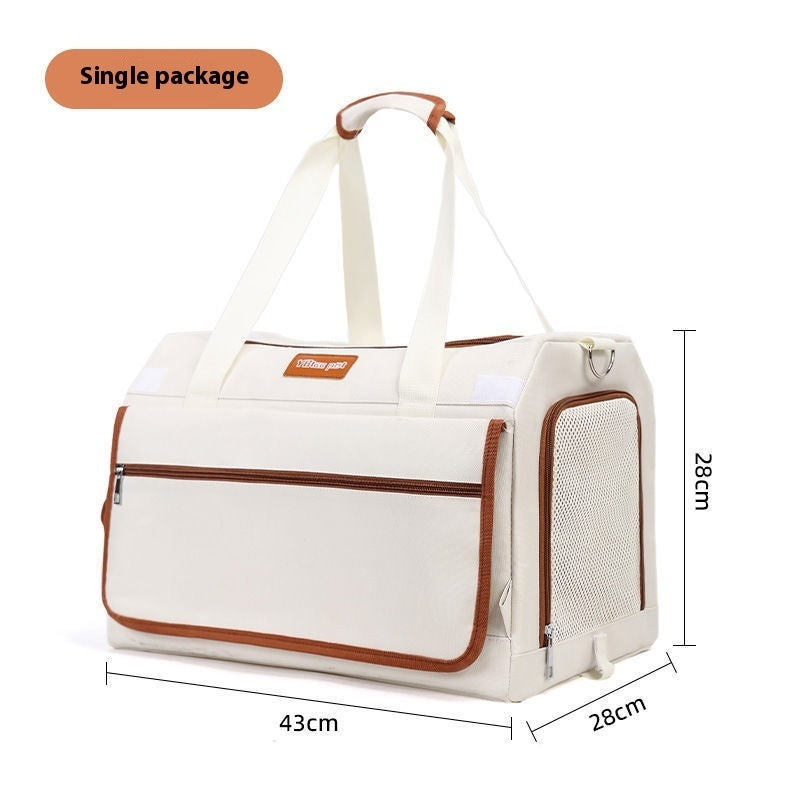 KFX-7221949 Portable Foldable Transparent Window Cat Travel Bag in Various Colors