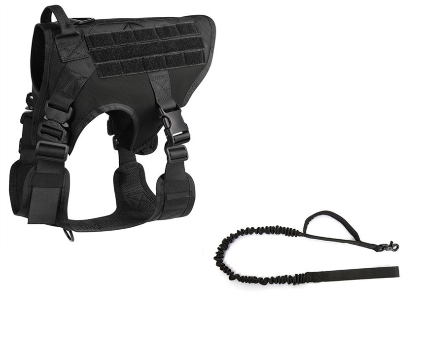 KFX-7230525 Military-Grade Adjustable Tactical Dog Seat Belt for German Shepherds and Labradors In Training, 1000D Nylon Material