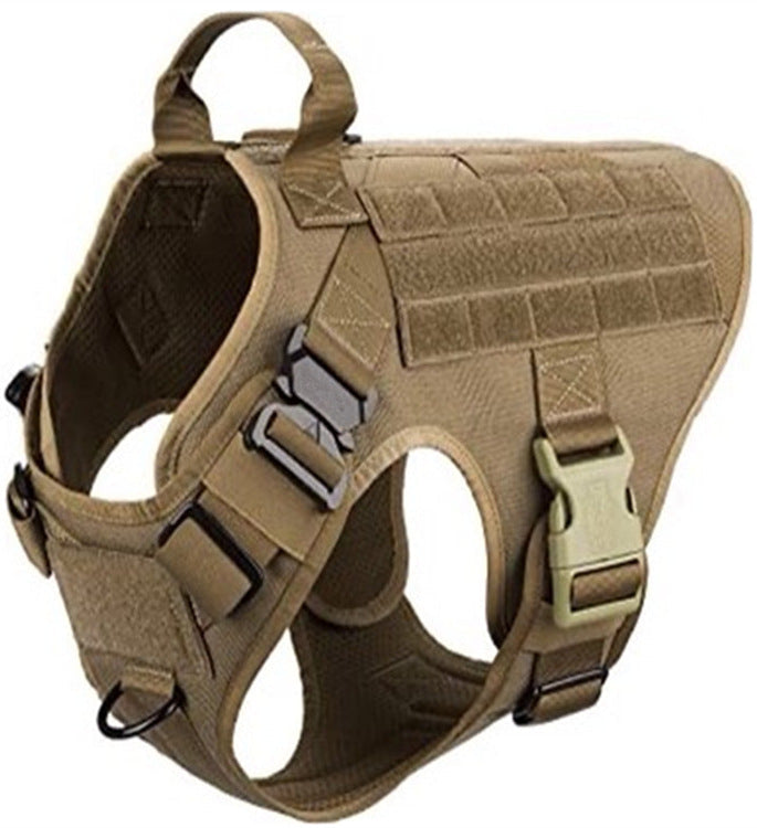 KFX-7230525 Military-Grade Adjustable Tactical Dog Seat Belt for German Shepherds and Labradors In Training, 1000D Nylon Material
