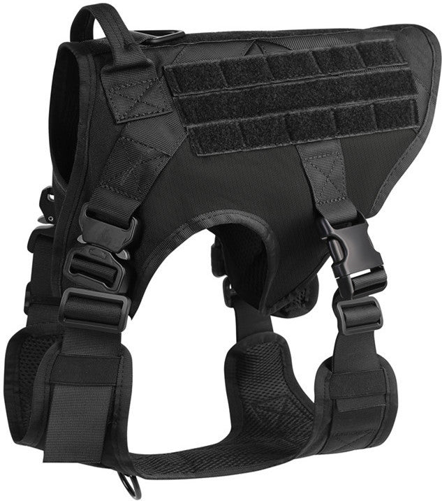KFX-7230525 Military-Grade Adjustable Tactical Dog Seat Belt for German Shepherds and Labradors In Training, 1000D Nylon Material