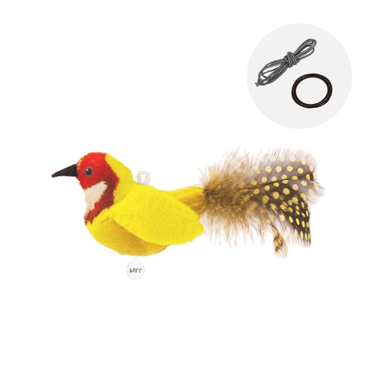 KFX-7232061 Colorful Bird Plush Simulation Cat Toy - Summer 2024 Edition