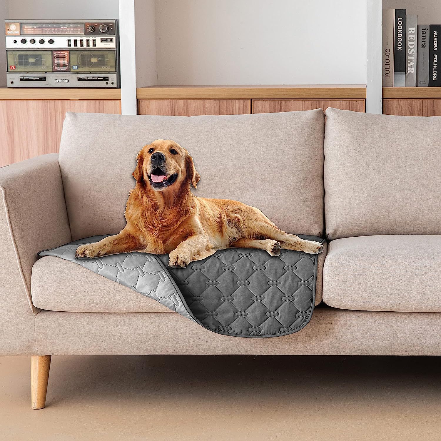 KFX-7233085 Waterproof Gray Cloth Mat for Pets - Multiple Sizes Available