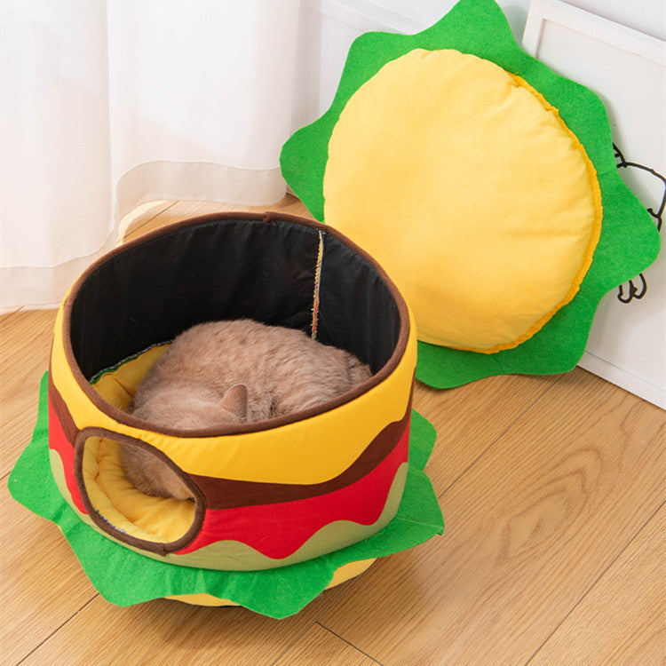 KFX-7241021 Soft Velvet Cat and Dog Nest for Cozy Comfort