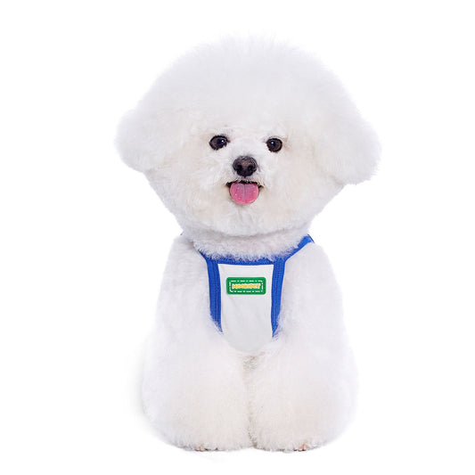 KFX-7242557 Bichon Maltese Summer Bra Top for Small Dogs - Casual Beige Pet Apparel