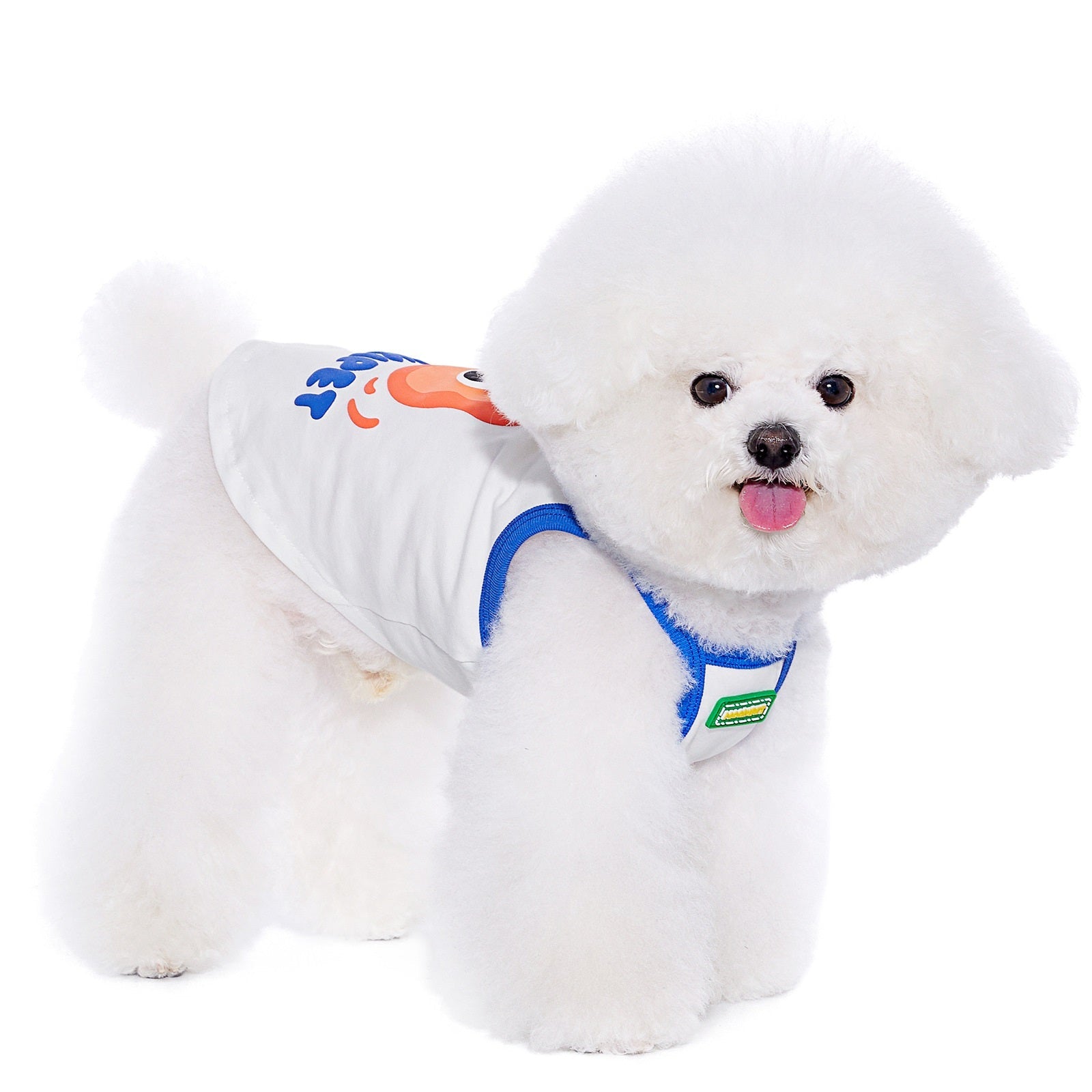 KFX-7242557 Bichon Maltese Summer Bra Top for Small Dogs - Casual Beige Pet Apparel