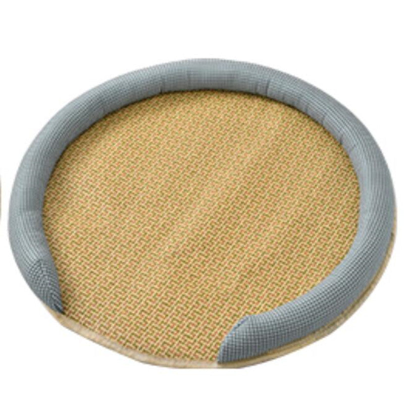 KFX-7244221 Cooling Cat Rattan Bed with Breathable Cushion and Lightweight Summer Mattress