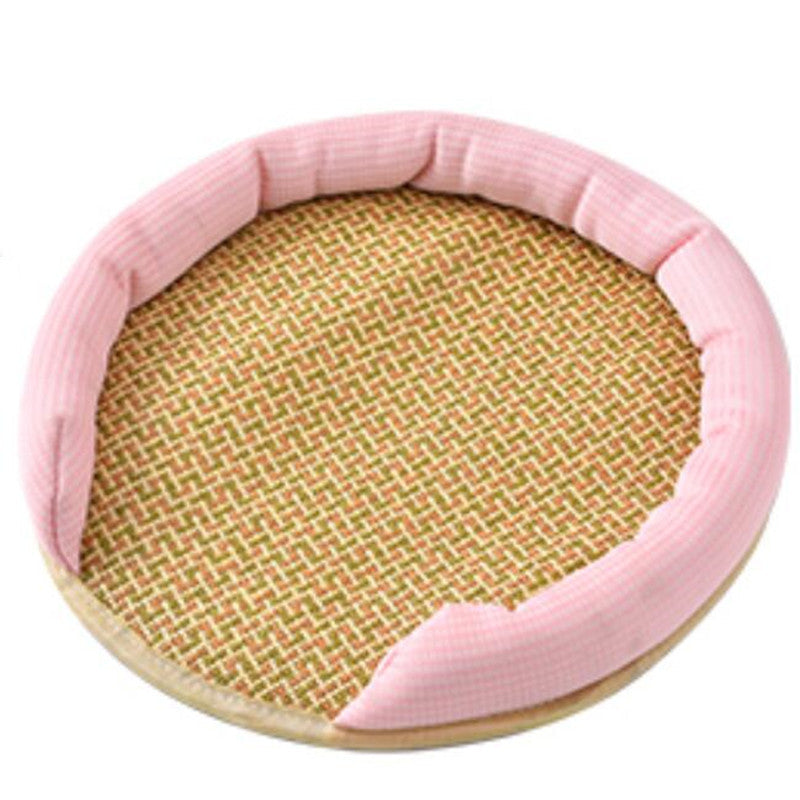 KFX-7244221 Cooling Cat Rattan Bed with Breathable Cushion and Lightweight Summer Mattress