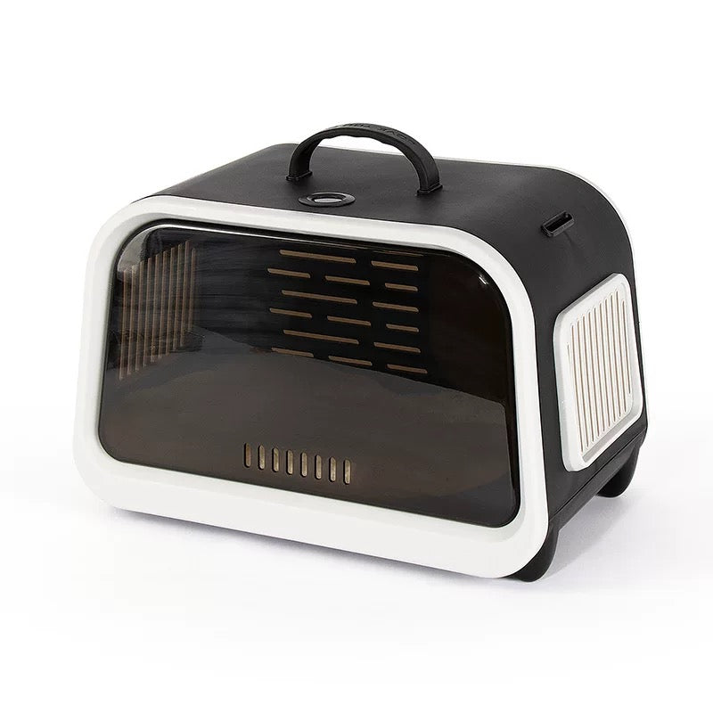 KFX-7246397 Portable Hard Shell Cat Carrier Pet Box – Durable PP Material for Safe Travel