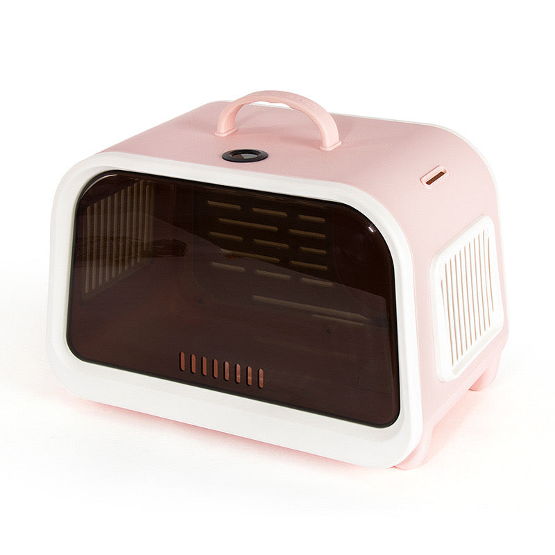 KFX-7246397 Portable Hard Shell Cat Carrier Pet Box – Durable PP Material for Safe Travel