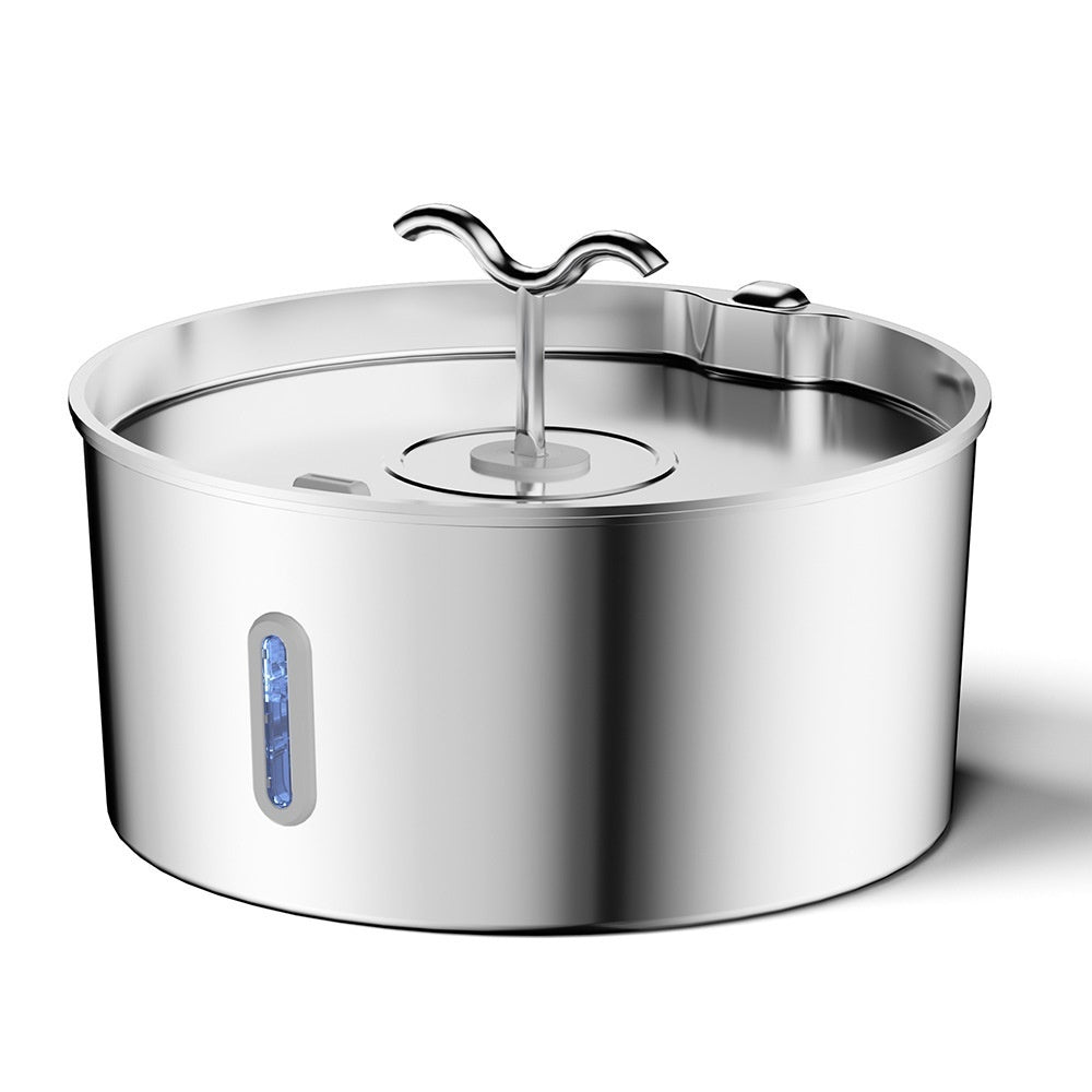 KFX-7248573 7L Stainless Steel Automatic Pet Water Dispenser with Heating Feature for Dogs and Cats