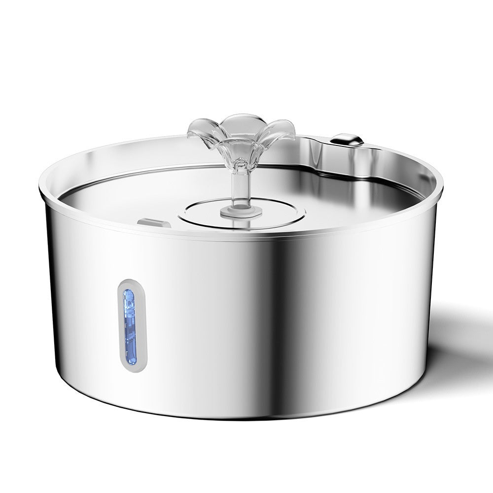 KFX-7248573 7L Stainless Steel Automatic Pet Water Dispenser with Heating Feature for Dogs and Cats