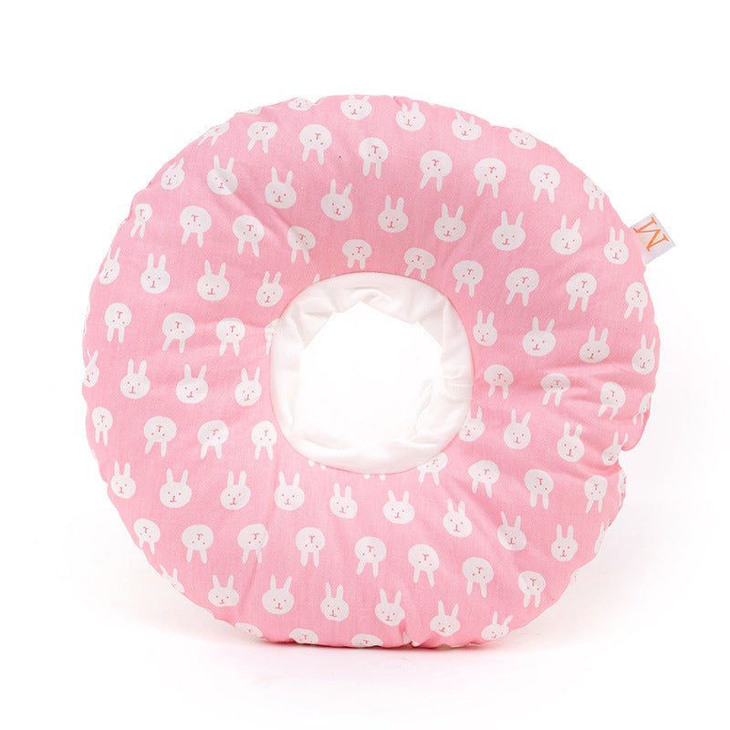 KFX-7250109 Soft Adjustable Elizabethan Headgear Collar for Pets, Comfortable Ring for Surgery and Recovery Use