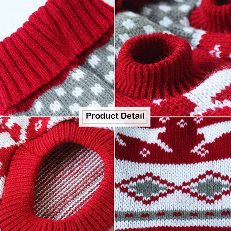 KFX-7256637 Cozy Thickened Winter Sweater for Dogs and Cats, Anti-Hair Falling, Available in Five Sizes