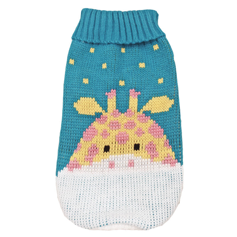 KFX-7256637 Cozy Thickened Winter Sweater for Dogs and Cats, Anti-Hair Falling, Available in Five Sizes