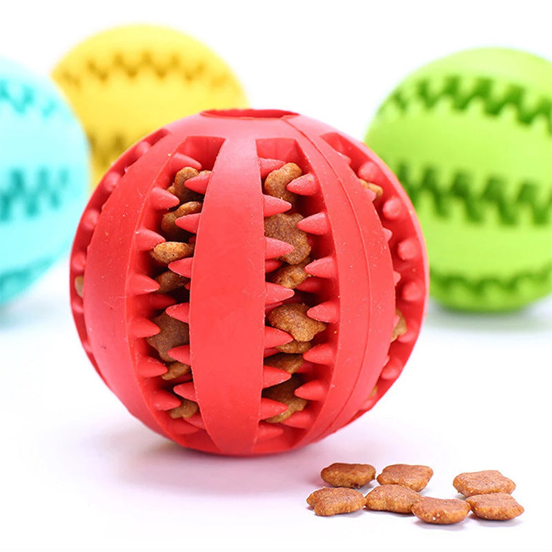 KFX-7256893 Pink Rubber Pet Dog Toy for Self-Relief and Dental Care, Small Size (5cm)