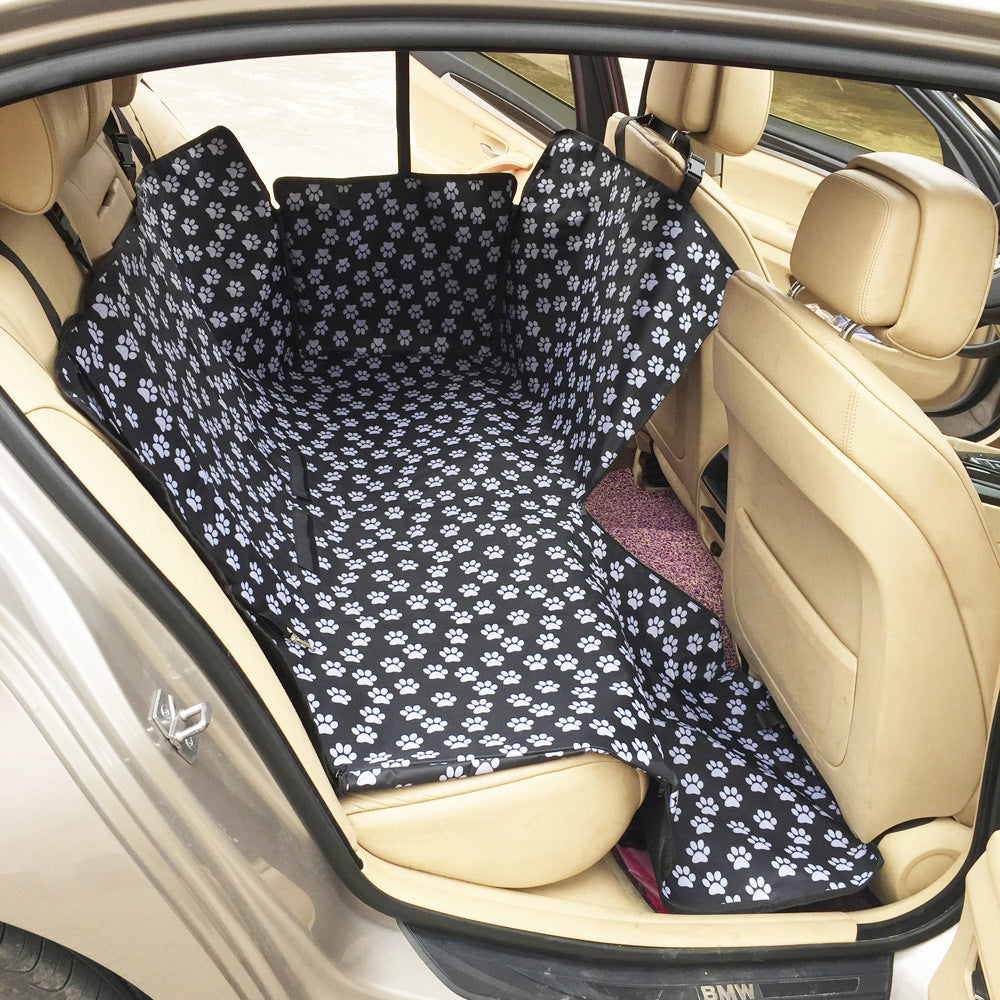 KFX-7260093 Waterproof Thickened Dog Cushion for Car, Anti-Slip Design, 130x145x40cm, Zipper for Human Seating