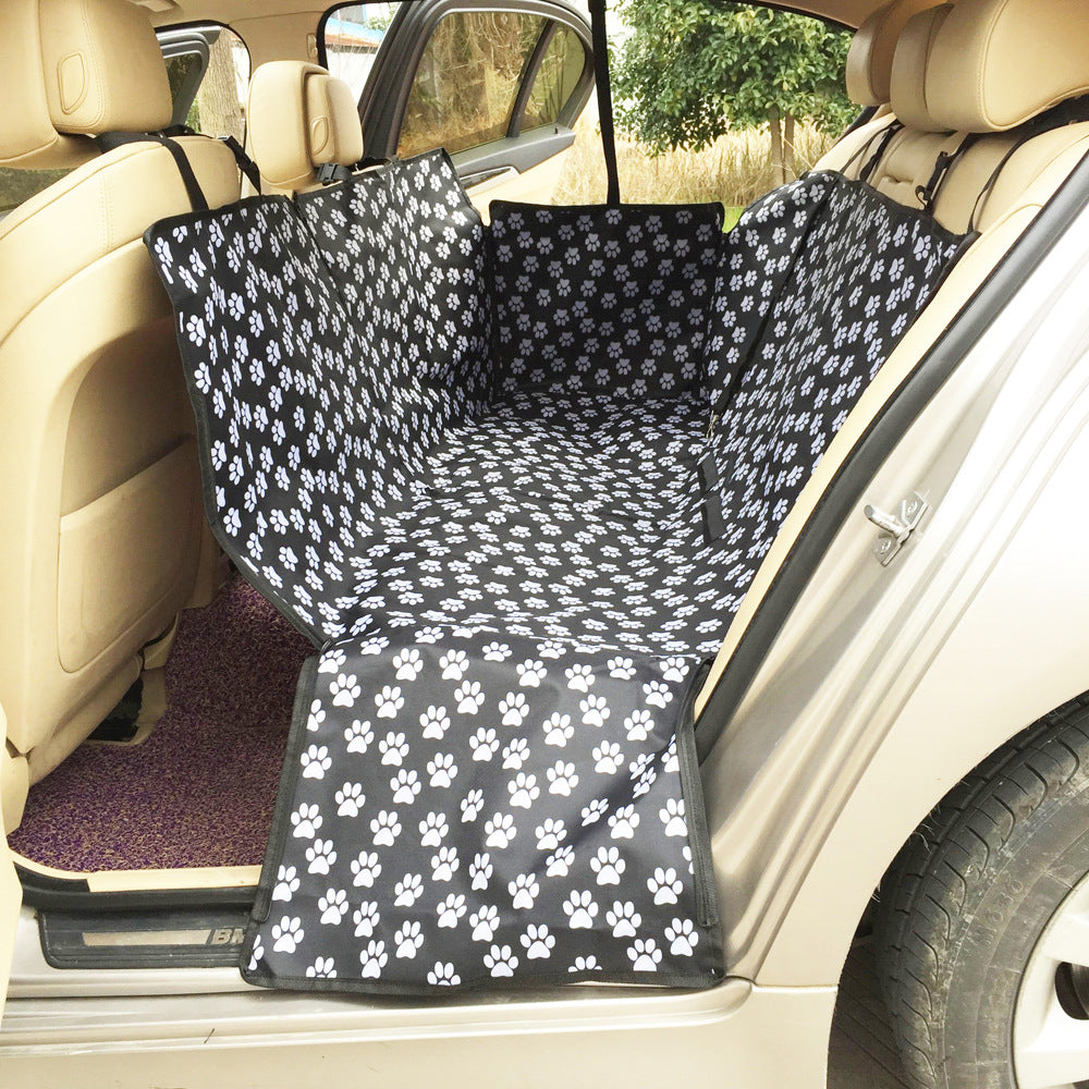 KFX-7260093 Waterproof Thickened Dog Cushion for Car, Anti-Slip Design, 130x145x40cm, Zipper for Human Seating