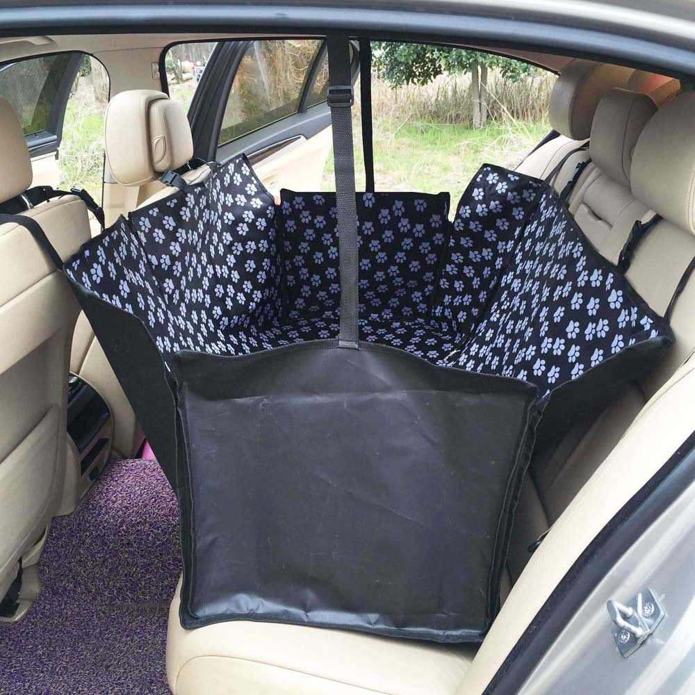 KFX-7260093 Waterproof Thickened Dog Cushion for Car, Anti-Slip Design, 130x145x40cm, Zipper for Human Seating