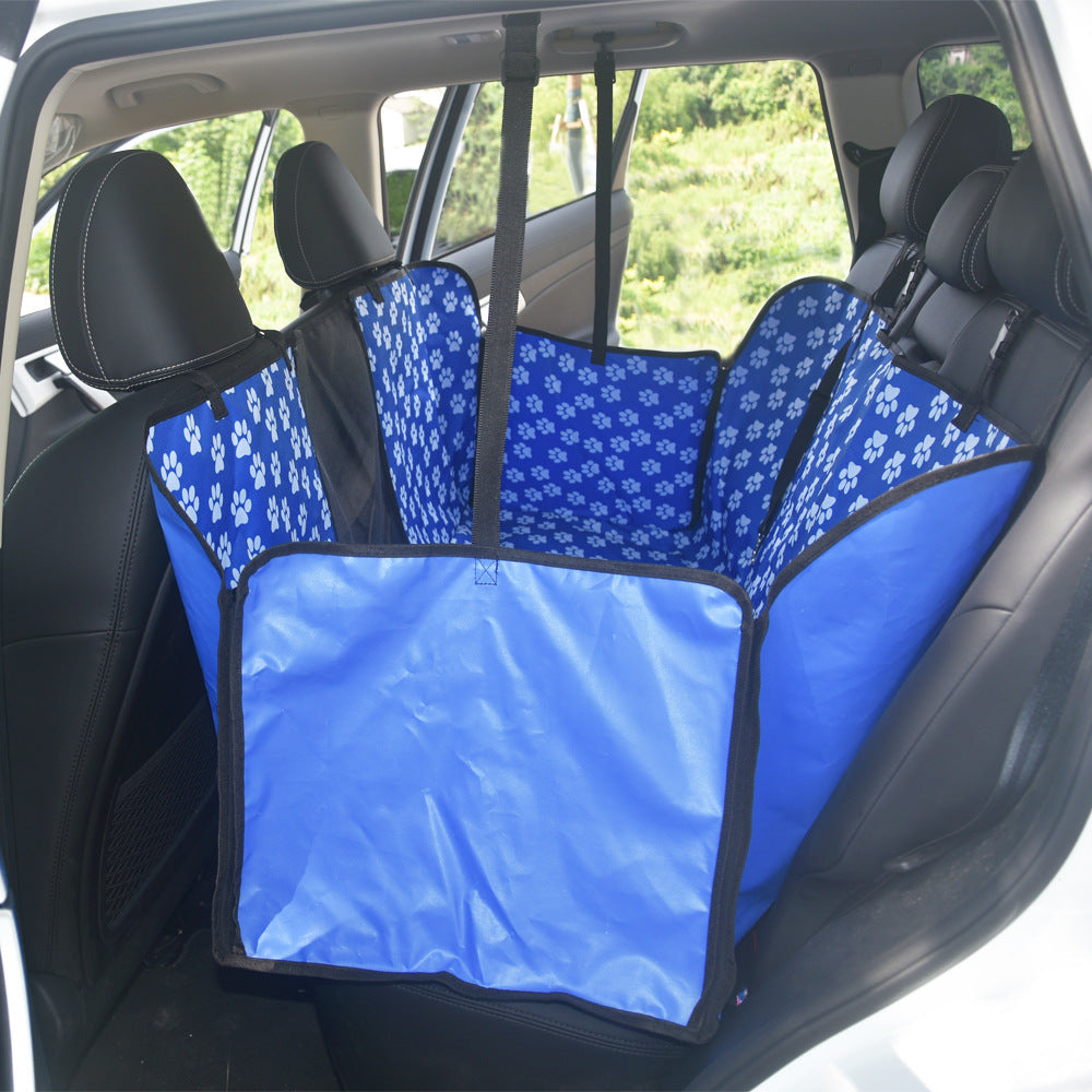 KFX-7260093 Waterproof Thickened Dog Cushion for Car, Anti-Slip Design, 130x145x40cm, Zipper for Human Seating
