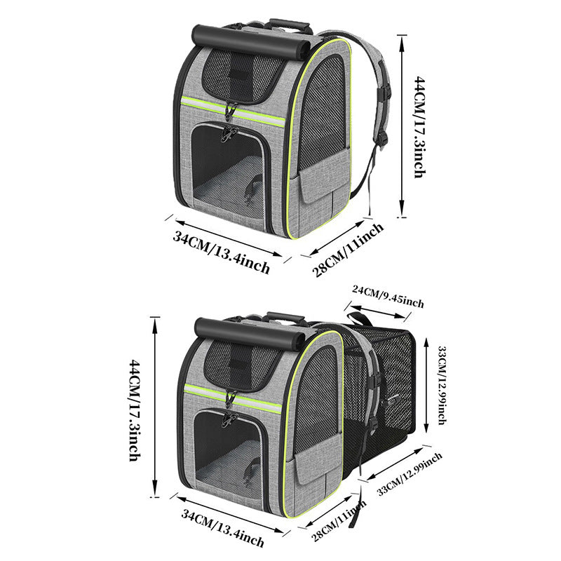 KFX-7260477 Expandable Cat Backpack and Diaper Bag in Various Colors