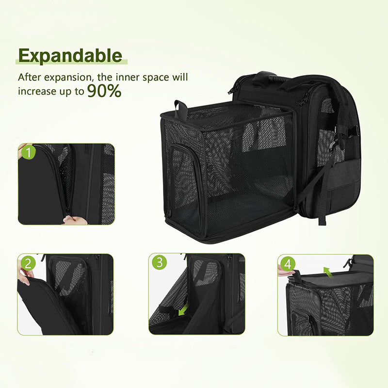 KFX-7260477 Expandable Cat Backpack and Diaper Bag in Various Colors