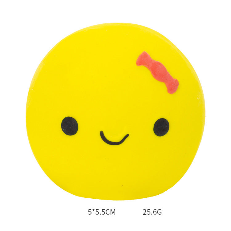 KFX-7266237 Cute Egg-Shaped Latex Toy for Small to Medium Dogs, Fun Sound Feature