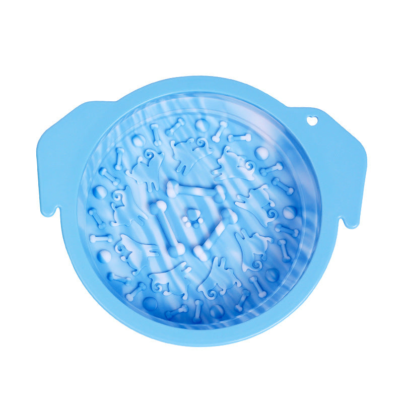 KFX-7267773 Multi-functional Silicone Suction Cup Lick Pad and Slow Feeder Bowl