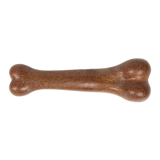 KFX-7270589 Pet Molar Simulation Bone Toy - Durable PP Material, Available in 12cm, 15cm, and 18.5cm Sizes, Brown Color