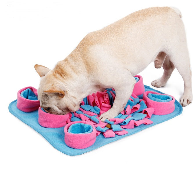 KFX-7271613 Scented Fleece Snuffle Mat for Dogs - Enhances Sniffing Skills and Reduces Anxiety