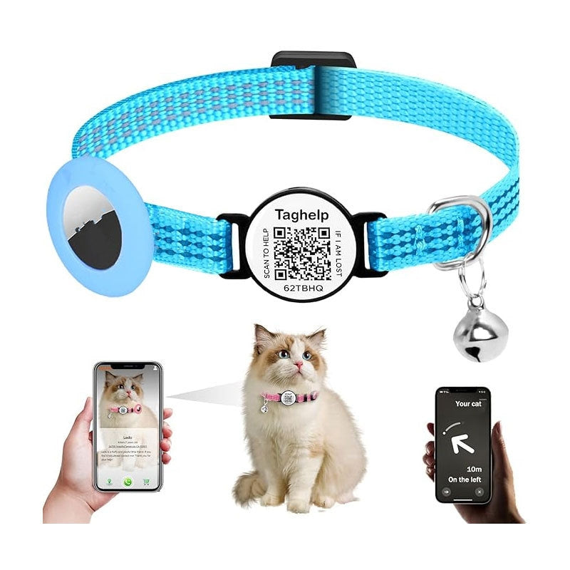 KFX-7273021 Anti-Lost QR Code Pet Collar with Reflective Stripe and Silicone Case
