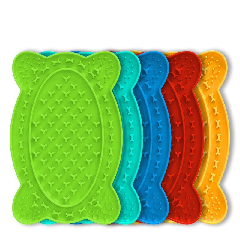 KFX-7273533 Silicone Pet Licking Mat for Dogs - Food Grade, Non-Toxic, Easy Clean