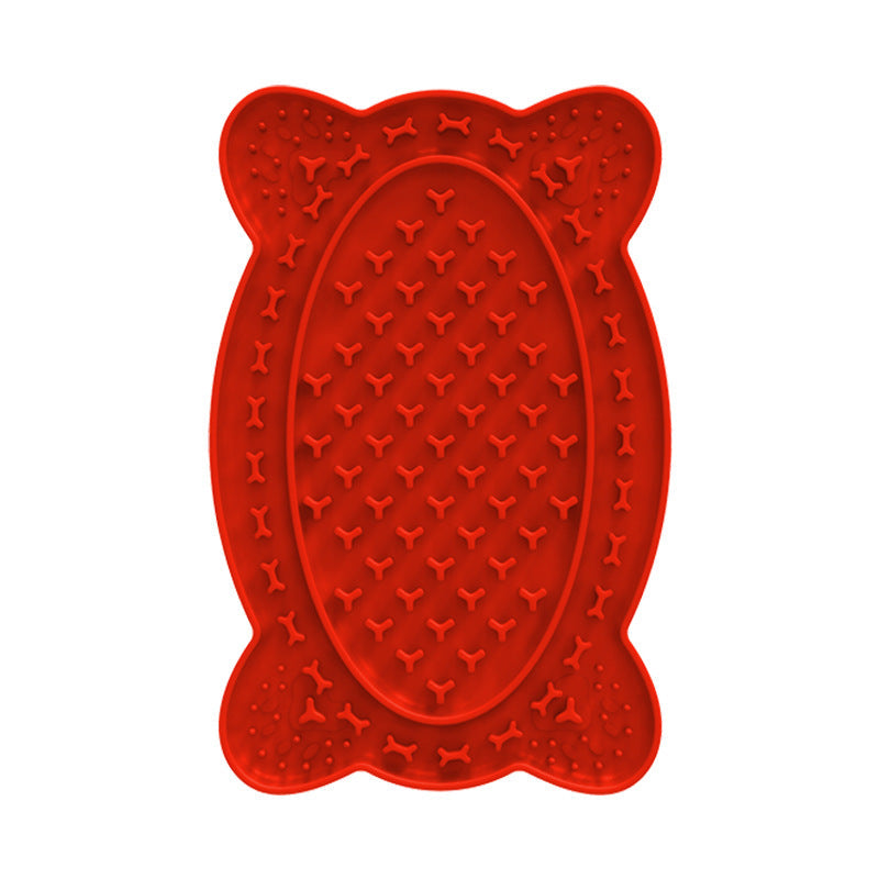 KFX-7273533 Silicone Pet Licking Mat for Dogs - Food Grade, Non-Toxic, Easy Clean