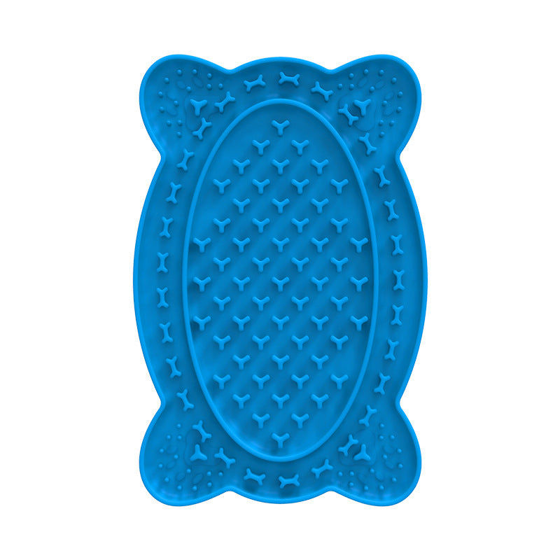 KFX-7273533 Silicone Pet Licking Mat for Dogs - Food Grade, Non-Toxic, Easy Clean