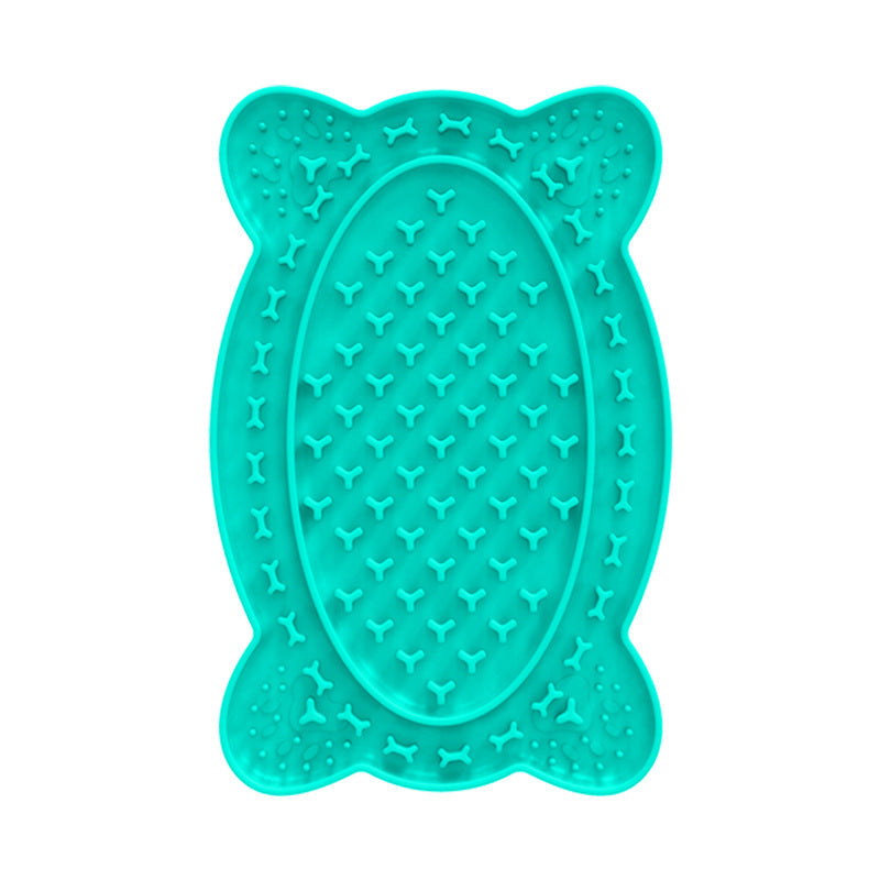 KFX-7273533 Silicone Pet Licking Mat for Dogs - Food Grade, Non-Toxic, Easy Clean