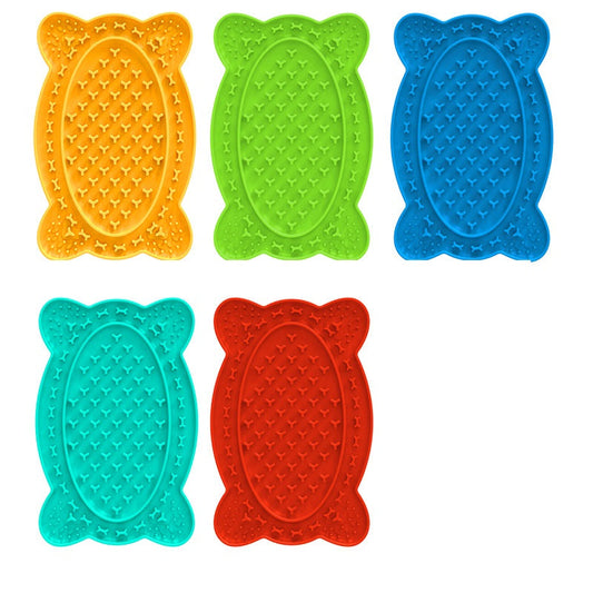 KFX-7273533 Silicone Pet Licking Mat for Dogs - Food Grade, Non-Toxic, Easy Clean