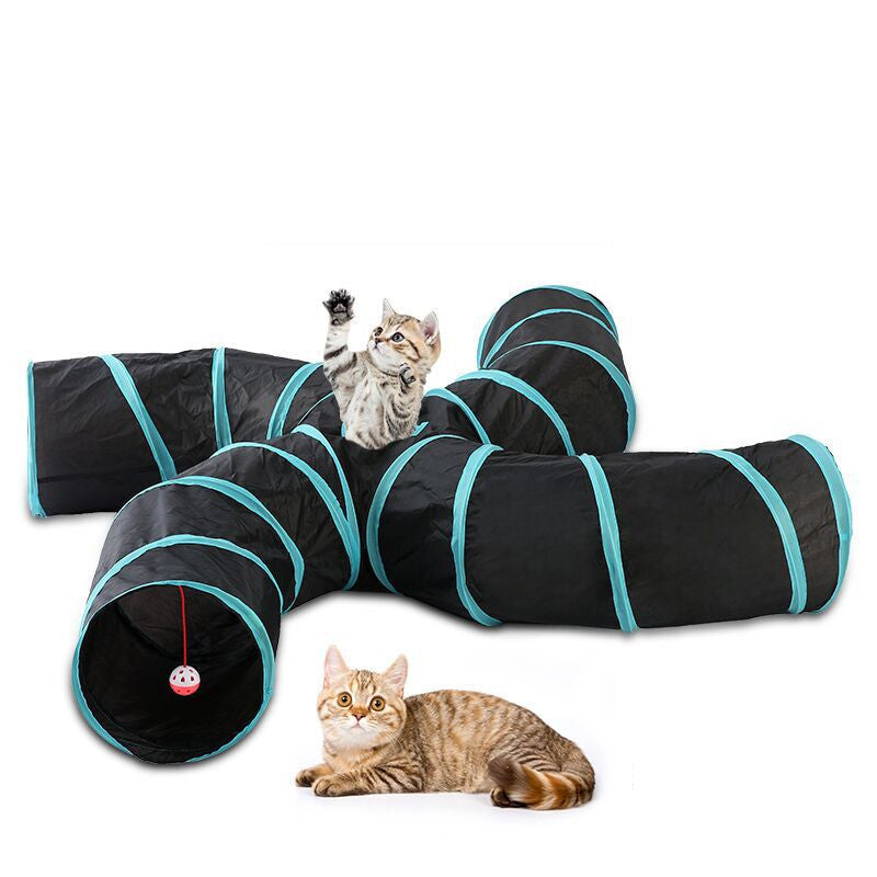 KFX-7274557 Pet Training Tunnel for Dogs and Cats - Multiple Styles Available in Durable Polyester
