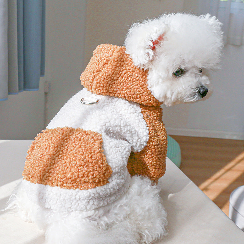 KFX-7274813 Lamb Fleece Traction Sweater for Pets in Various Sizes