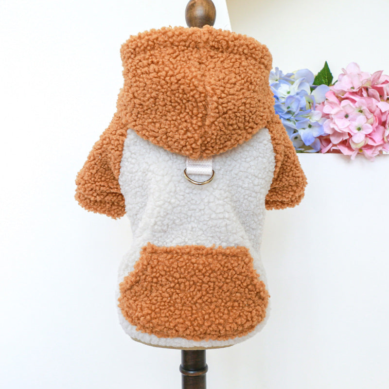 KFX-7274813 Lamb Fleece Traction Sweater for Pets in Various Sizes