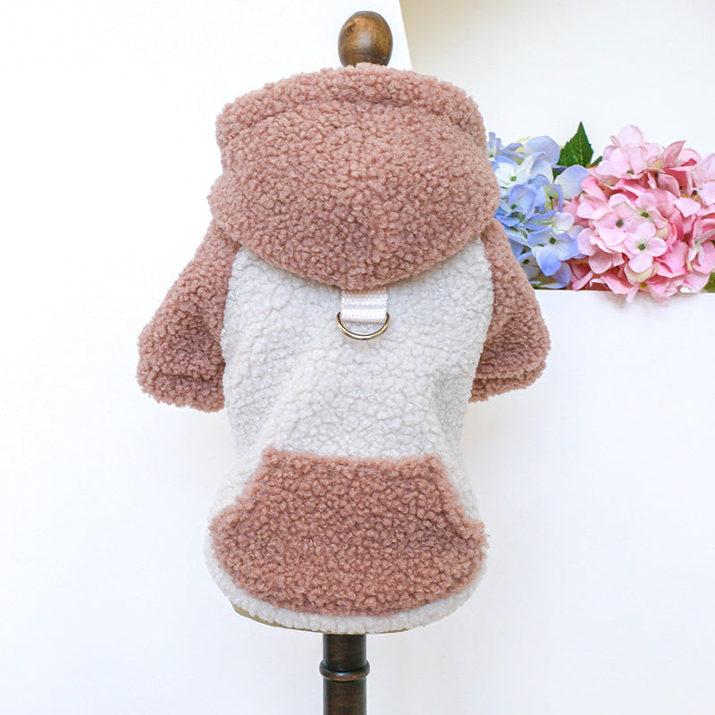 KFX-7274813 Lamb Fleece Traction Sweater for Pets in Various Sizes