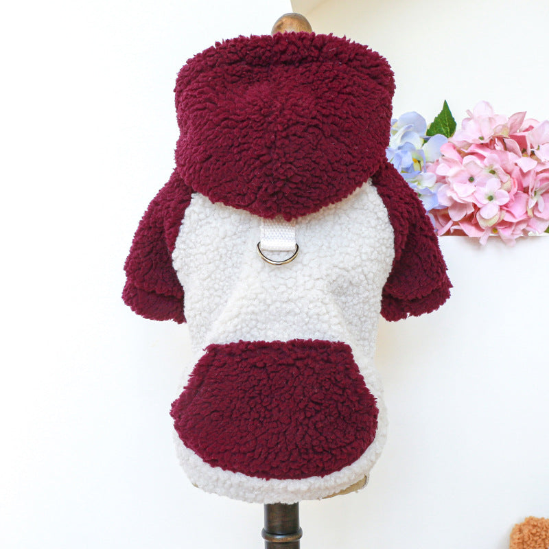 KFX-7274813 Lamb Fleece Traction Sweater for Pets in Various Sizes