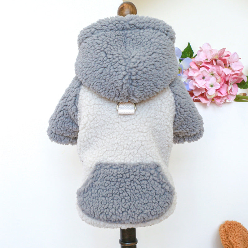 KFX-7274813 Lamb Fleece Traction Sweater for Pets in Various Sizes