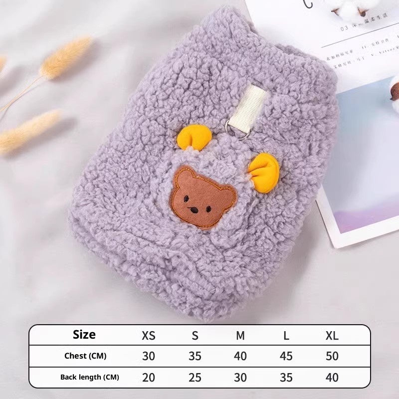 KFX-7275325 Personalized Thickened Polyester Casual Clothes for Pets