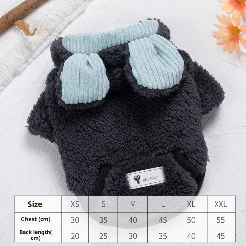KFX-7275325 Personalized Thickened Polyester Casual Clothes for Pets