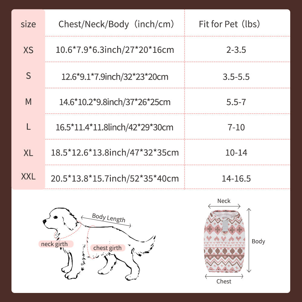 KFX-7276989 Bohemian Summer Pet Vest for Small and Medium Dogs and Cats, Cute T-Shirt for Puppies and Chihuahuas