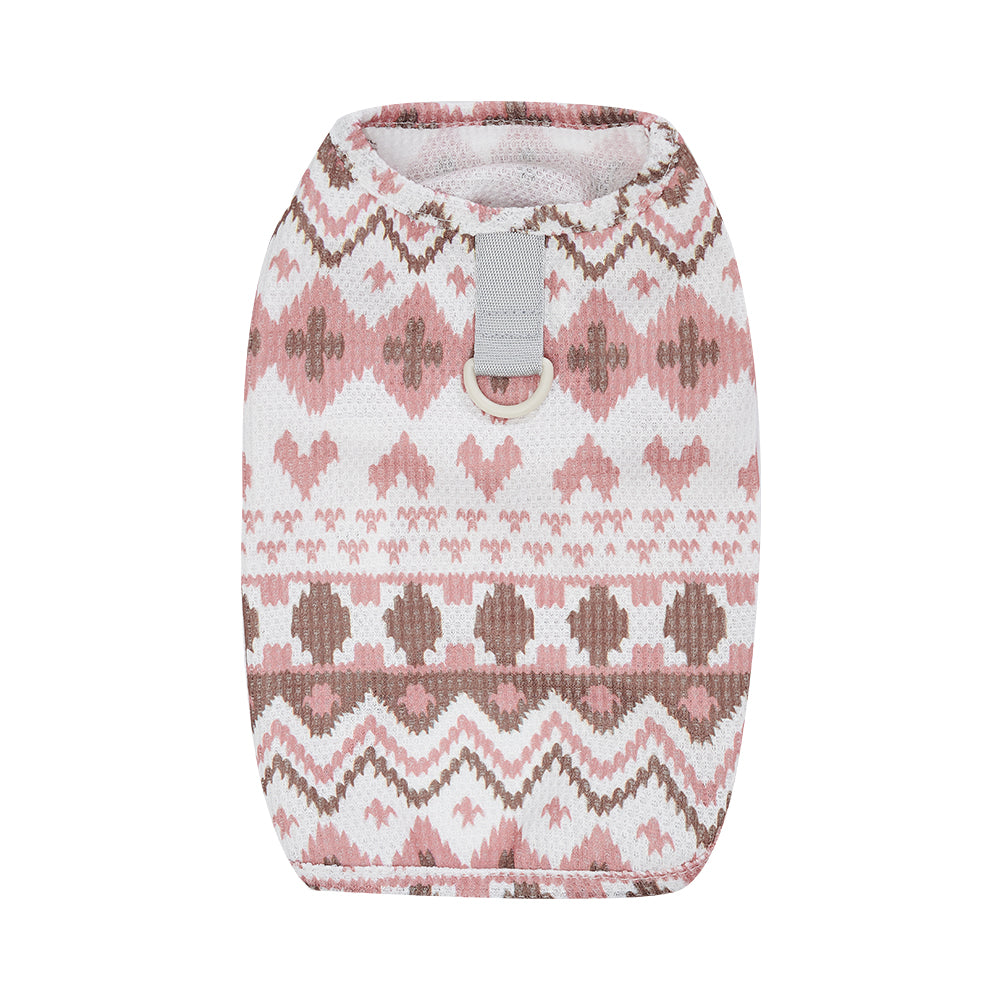 KFX-7276989 Bohemian Summer Pet Vest for Small and Medium Dogs and Cats, Cute T-Shirt for Puppies and Chihuahuas